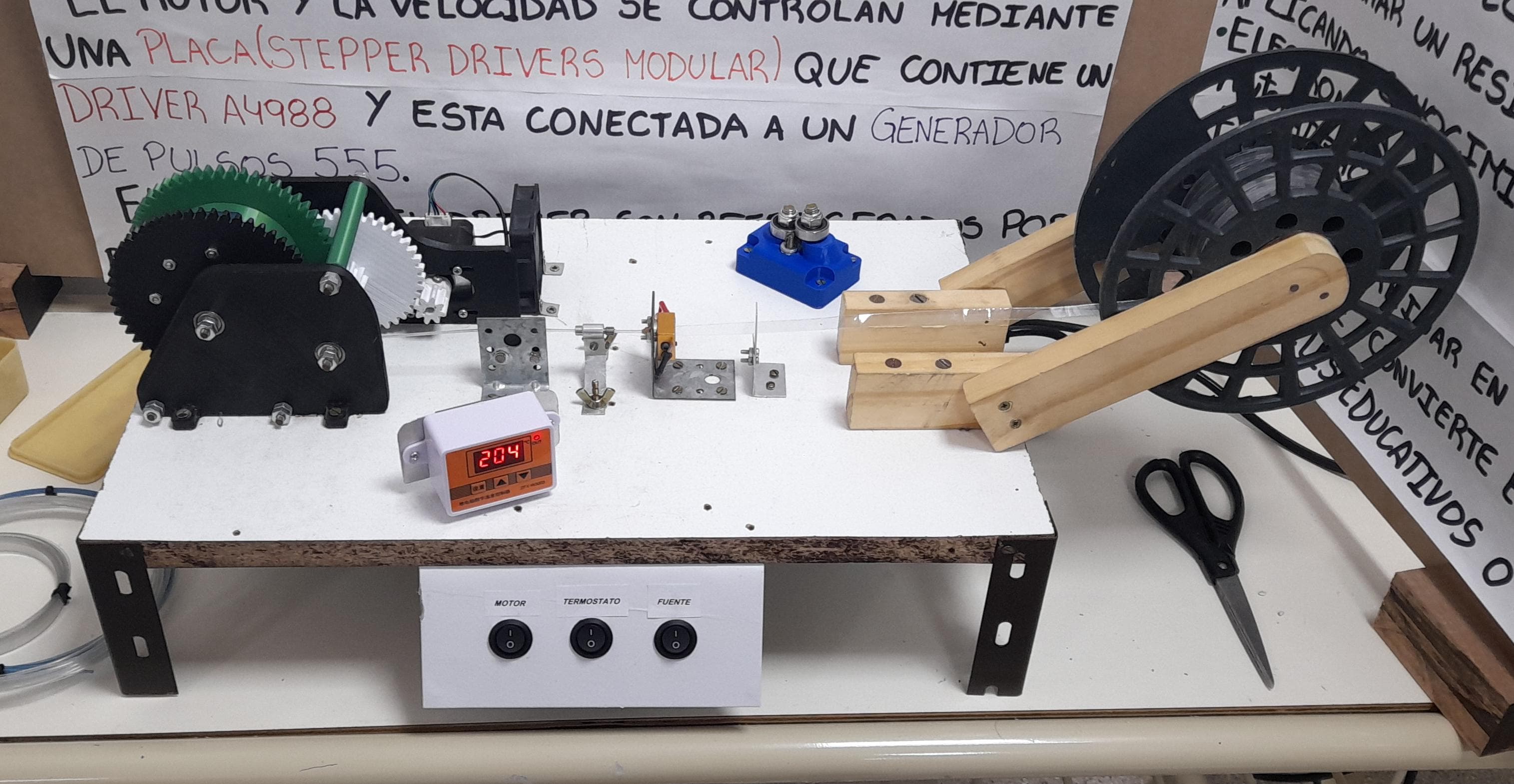 Del Plástico al Filamento: Nace la extrusora de filamento PET